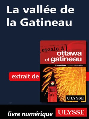 cover image of La vallée de la Gatineau